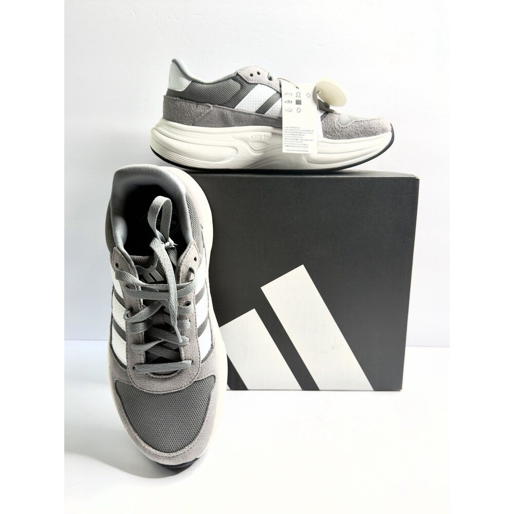 Adidas Cloudfoam Cuxxion-80S (Wide) Men's 7.5 Women’s 9 Shoes Grey Four/White